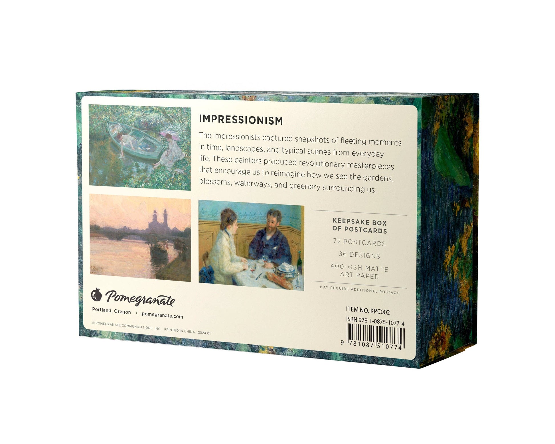 Pomegranate - Impressionism Keepsake Boxed Postcards - PMA Store at the Portland Museum of Art, Maine