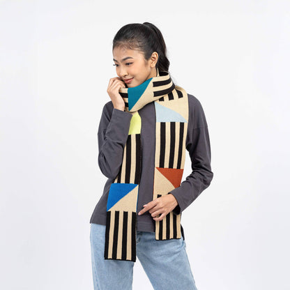 VERLOOP | knits - Sailboat Skinny Scarf: Cobalt - PMA Store at the Portland Museum of Art, Maine