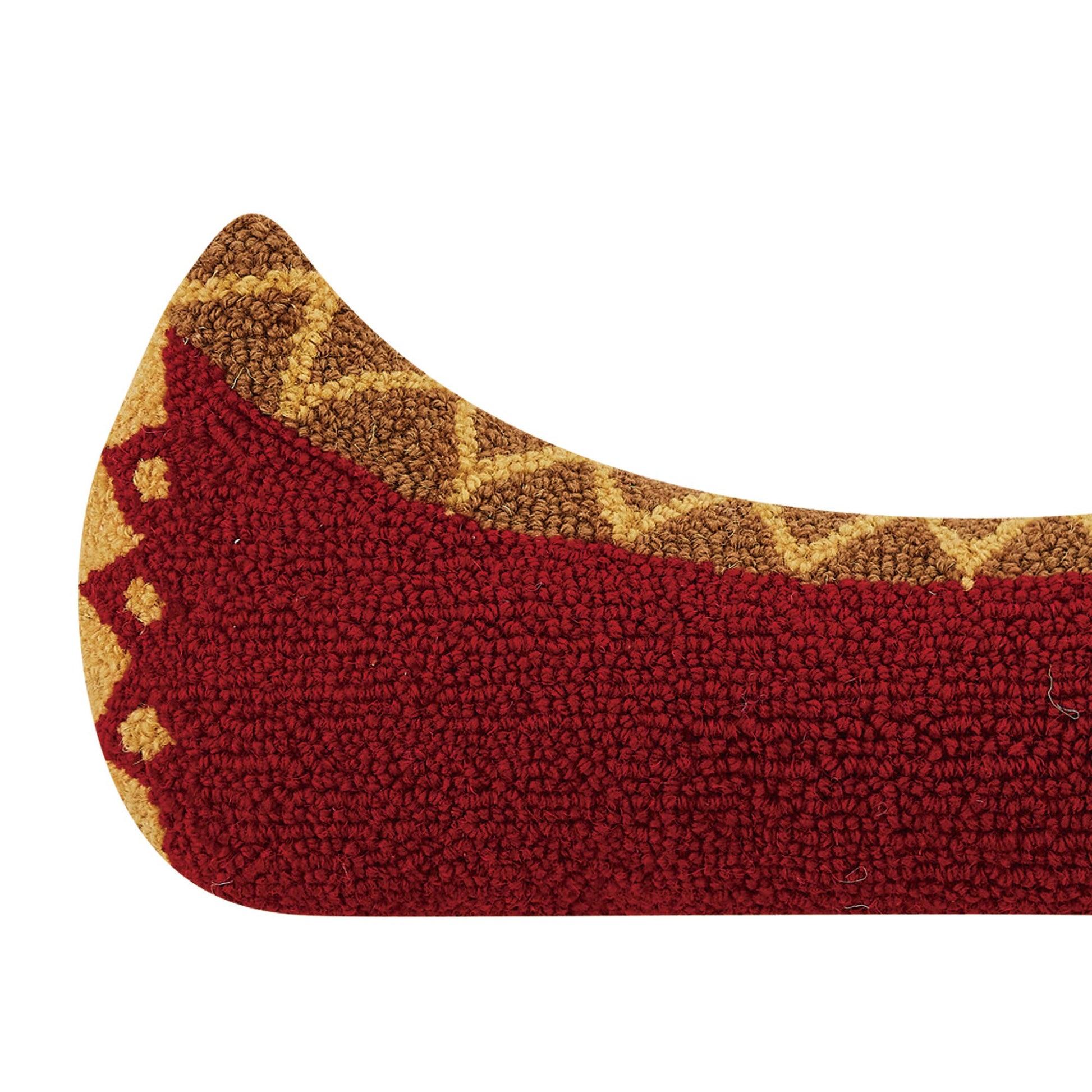 Peking Handicraft - Canoe Shaped Hook Pillow - PMA Store at the Portland Museum of Art, Maine
