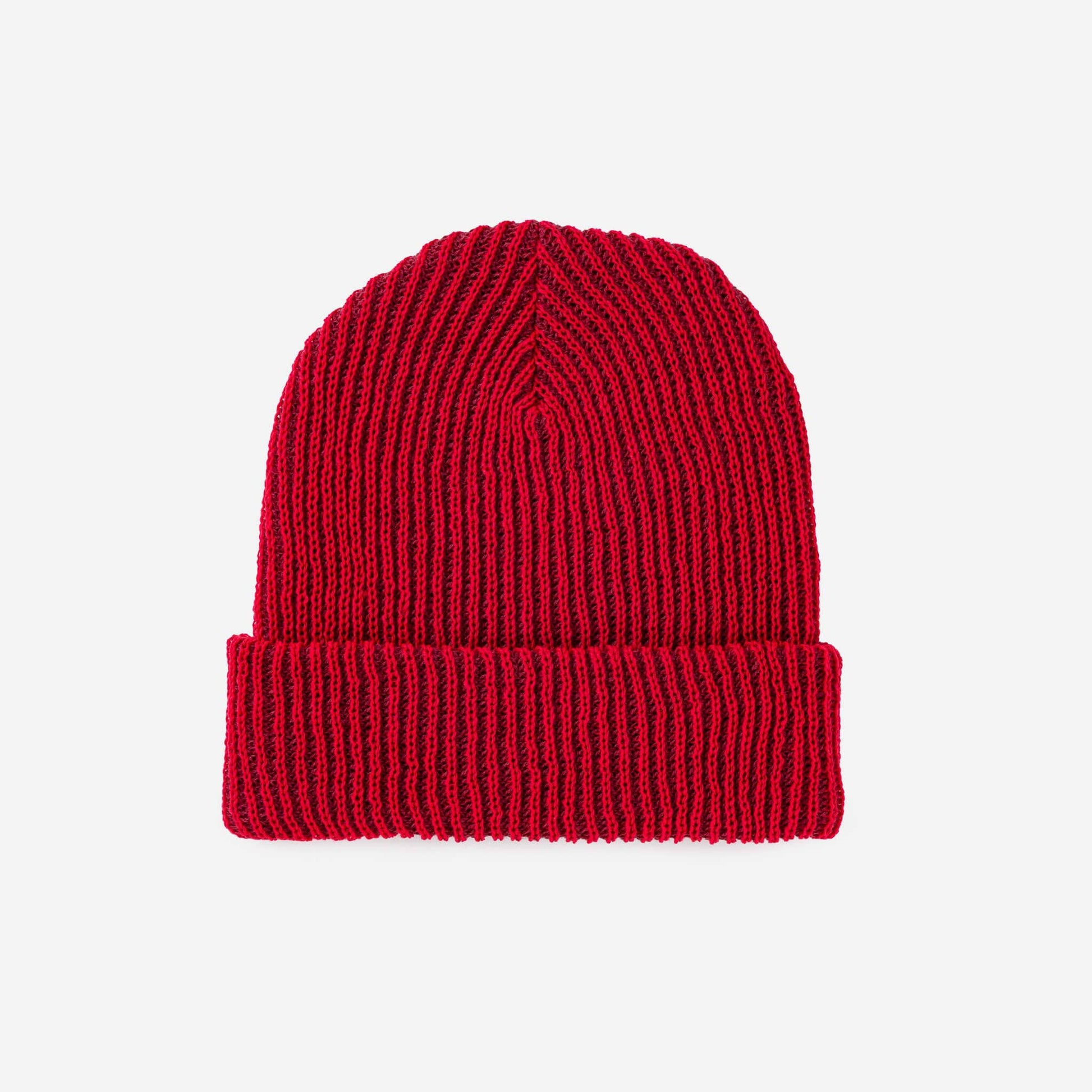 Simple Rib Knit Beanie: Poppy Magenta - PMA Store at the Portland Museum of Art, Maine