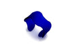 Wavy Cuff Narrow - Frost Cobalt: Small - PMA Store at the Portland Museum of Art, Maine