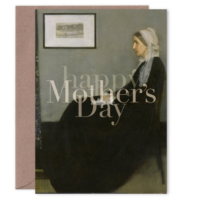 LAST SIX: "Happy Mother's Day" (Whistler's ma) card: Recycled white envelopes - PMA Store at the Portland Museum of Art, Maine
