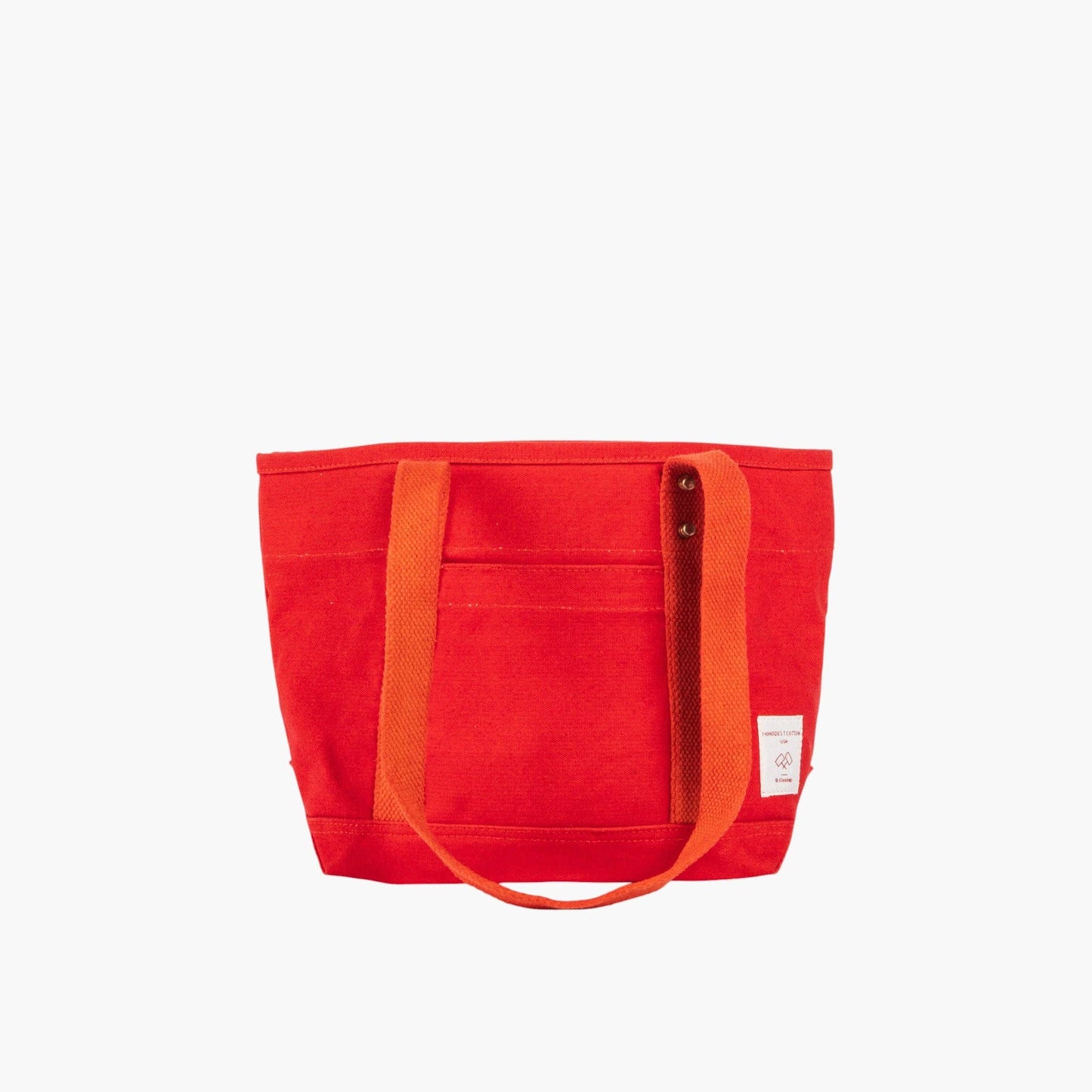 IMMODEST COTTON - Lunch Tote | Persimmon - PMA Store at the Portland Museum of Art, Maine