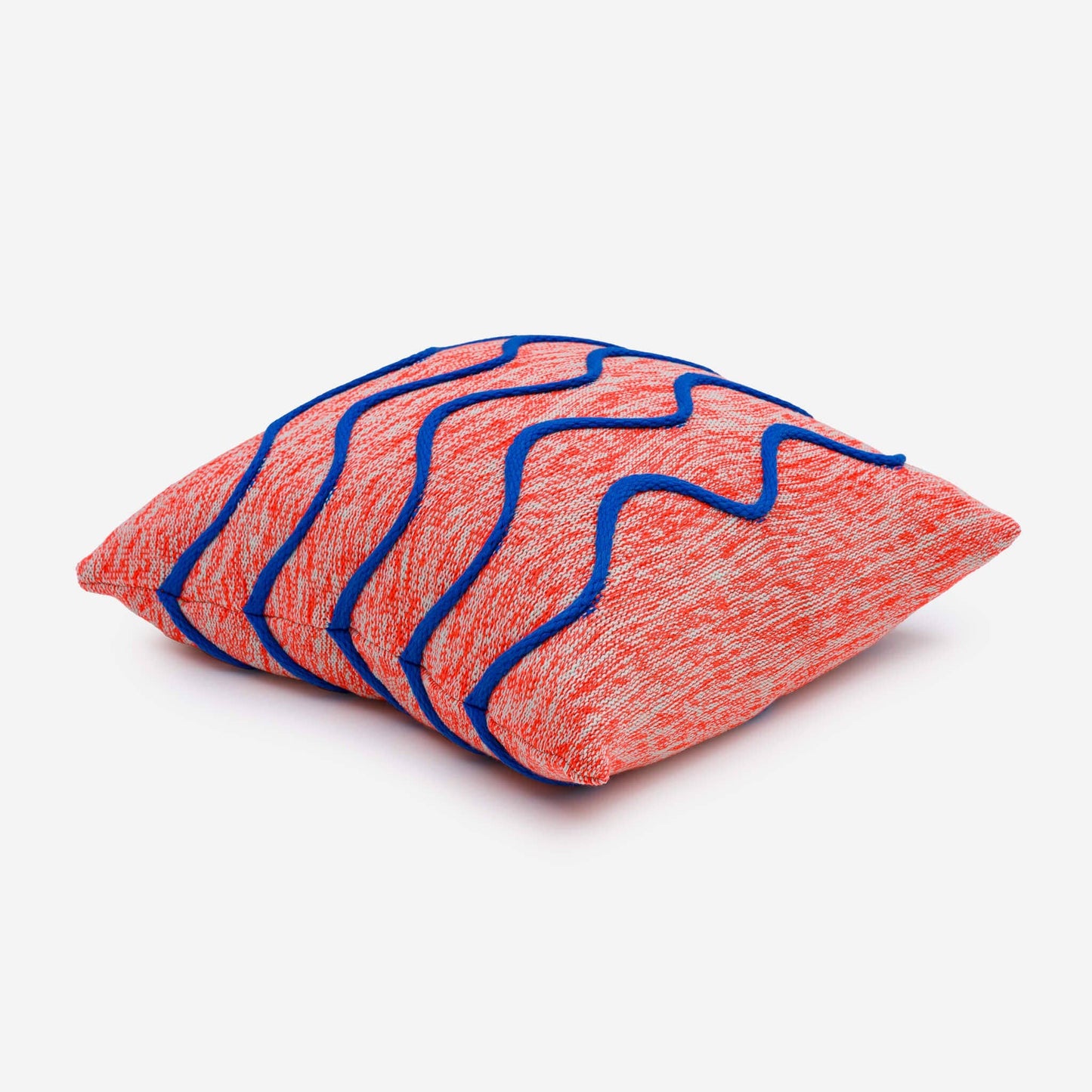 Squiggle Stripe Pillow Cover: Golden Olive Wine - PMA Store at the Portland Museum of Art, Maine