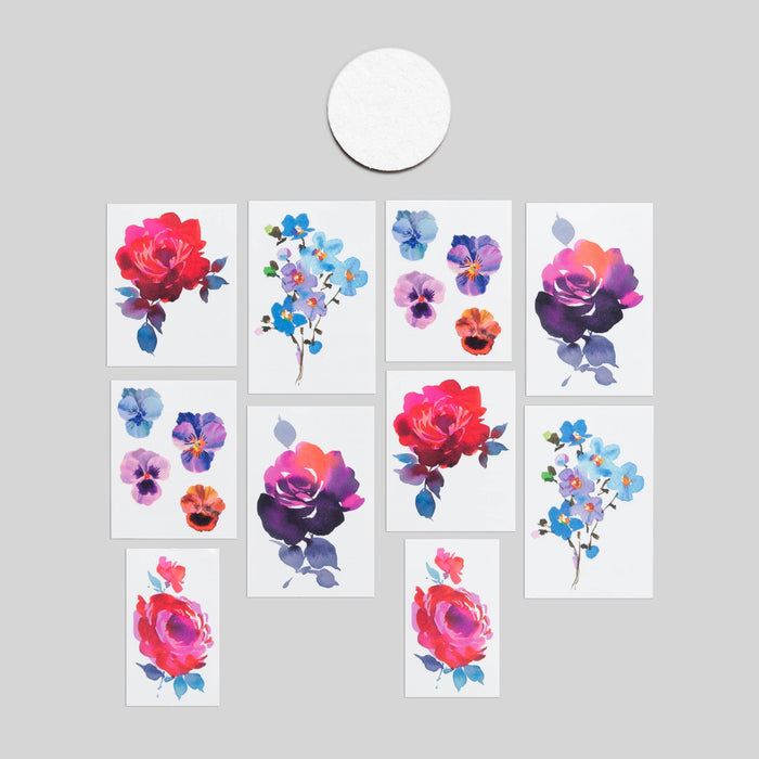Tattly - Tiny Floral Tattoo Tin - PMA Store at the Portland Museum of Art, Maine