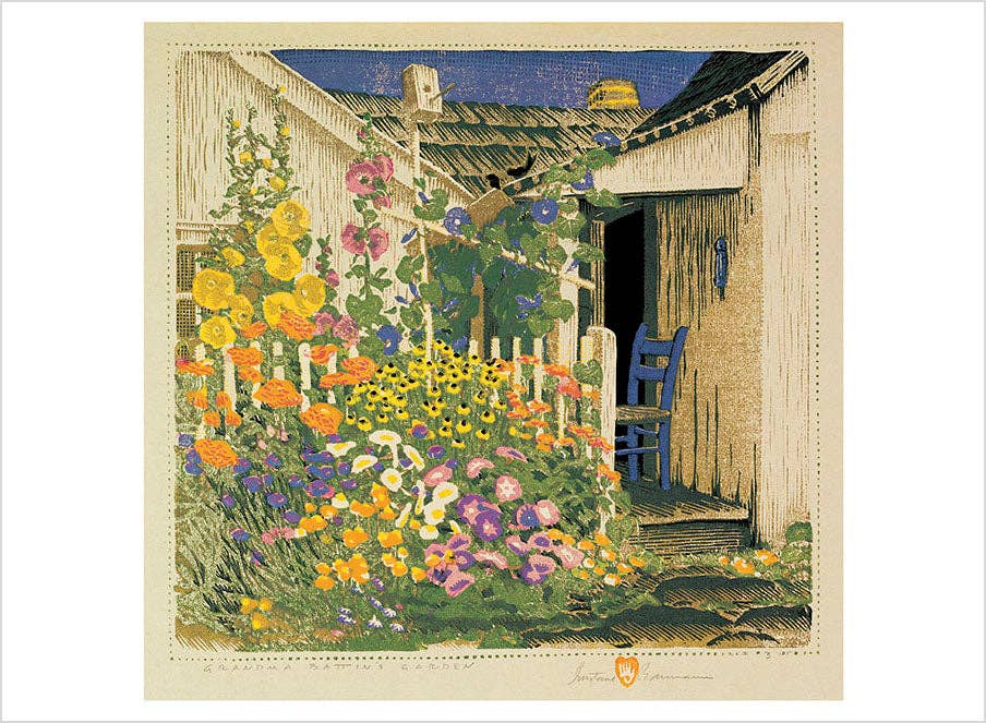 Pomegranate - The Woodblock Prints of Gustave Baumann Book of Postcards - PMA Store at the Portland Museum of Art, Maine