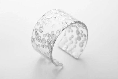 dconstruct - Ecoresin Cuff - Wide: Whisper Robin / M - PMA Store at the Portland Museum of Art, Maine