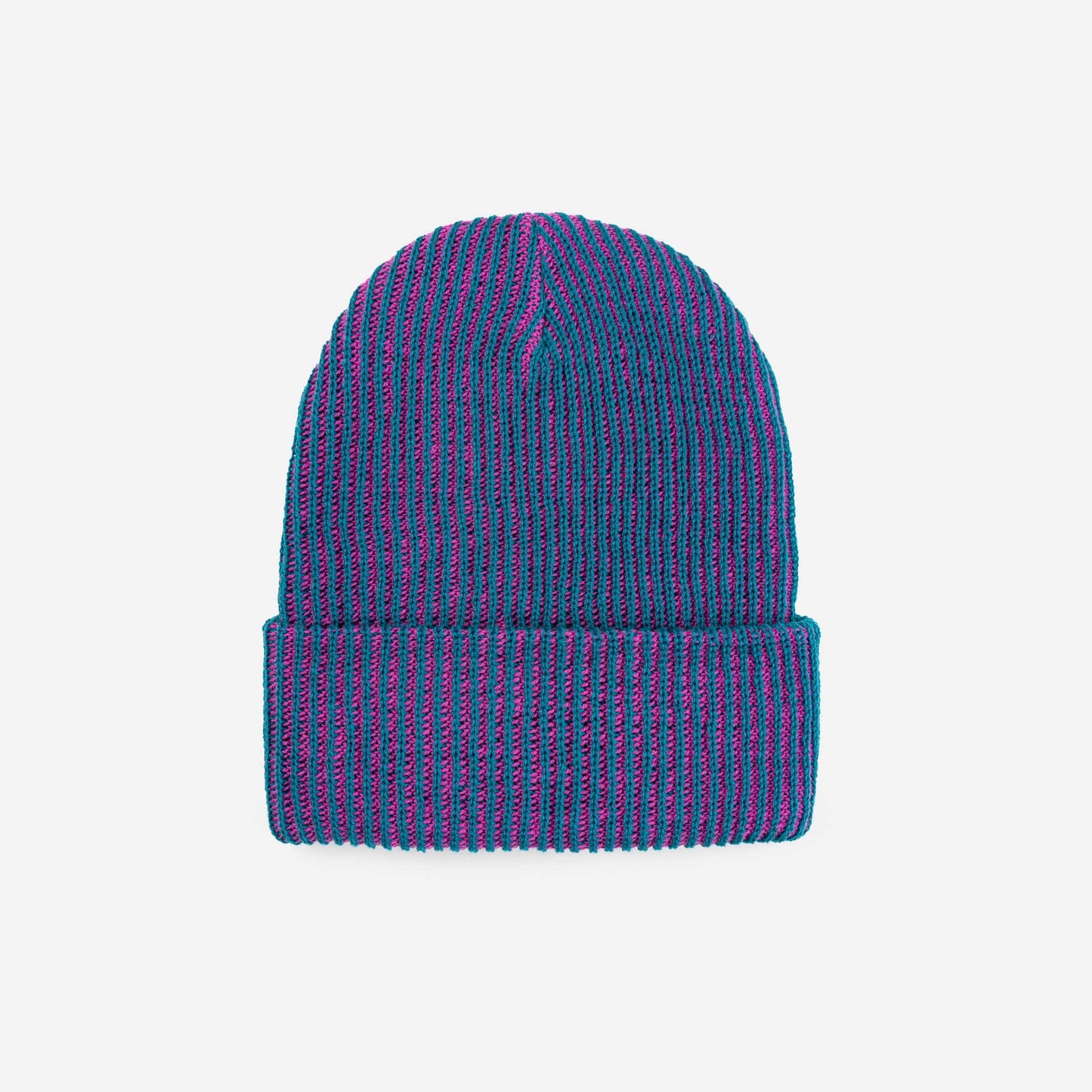 Simple Rib Knit Beanie: Kelly Stone Blue - PMA Store at the Portland Museum of Art, Maine