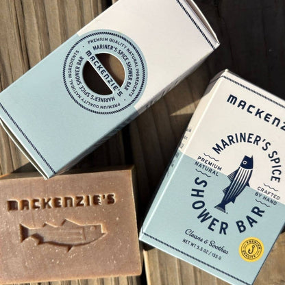 MacKenzie's Fisherman - Mariner's Spice Shower Bar- 5.5 oz (12 qty) - PMA Store at the Portland Museum of Art, Maine