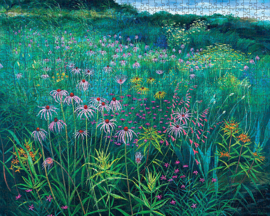 Pomegranate - Rosalind Wise: Prairie Meadow 1000-Piece Jigsaw Puzzle - PMA Store at the Portland Museum of Art, Maine