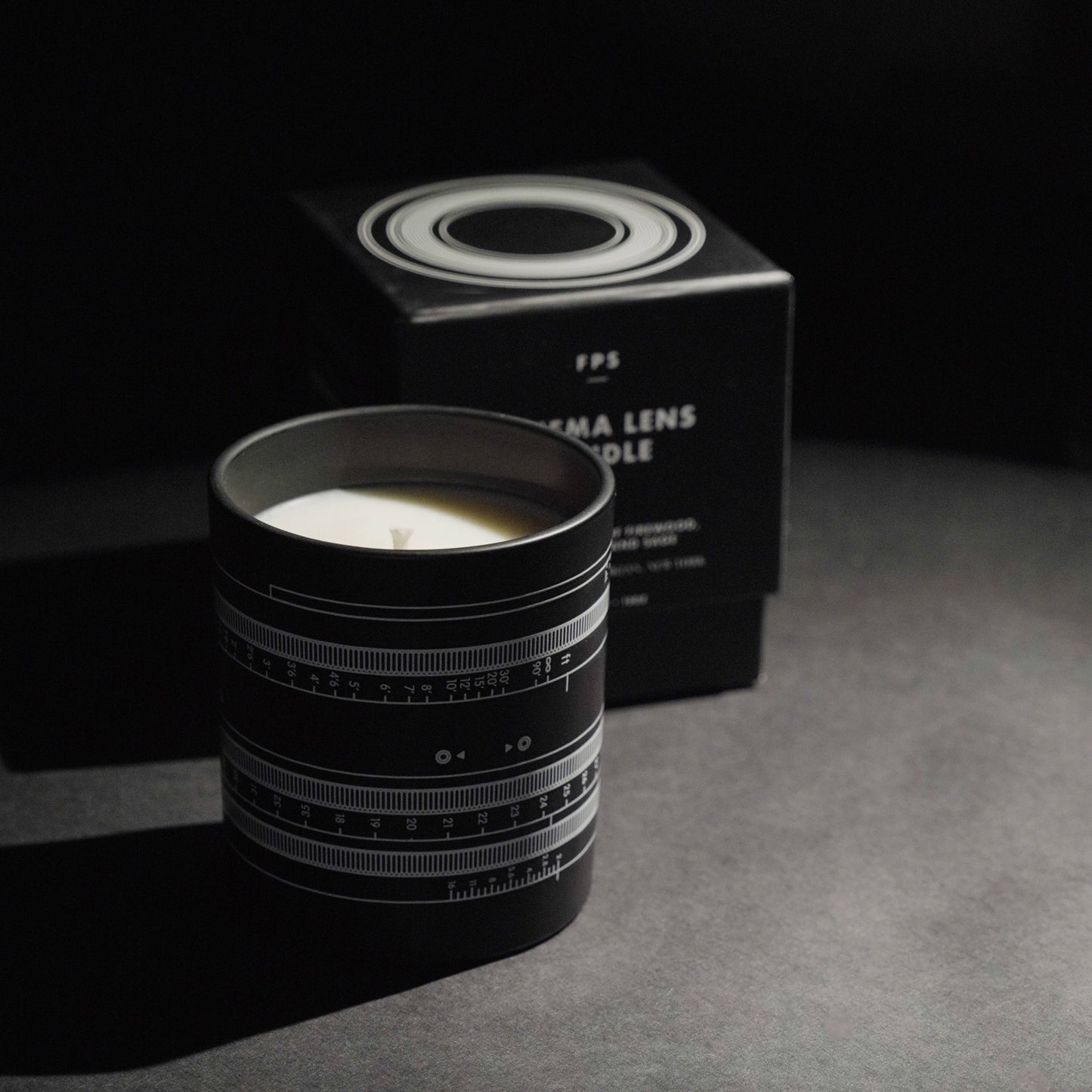 Cinema Movie Lens Candle - 100% Vegan Soy Wax, 10oz - PMA Store at the Portland Museum of Art, Maine