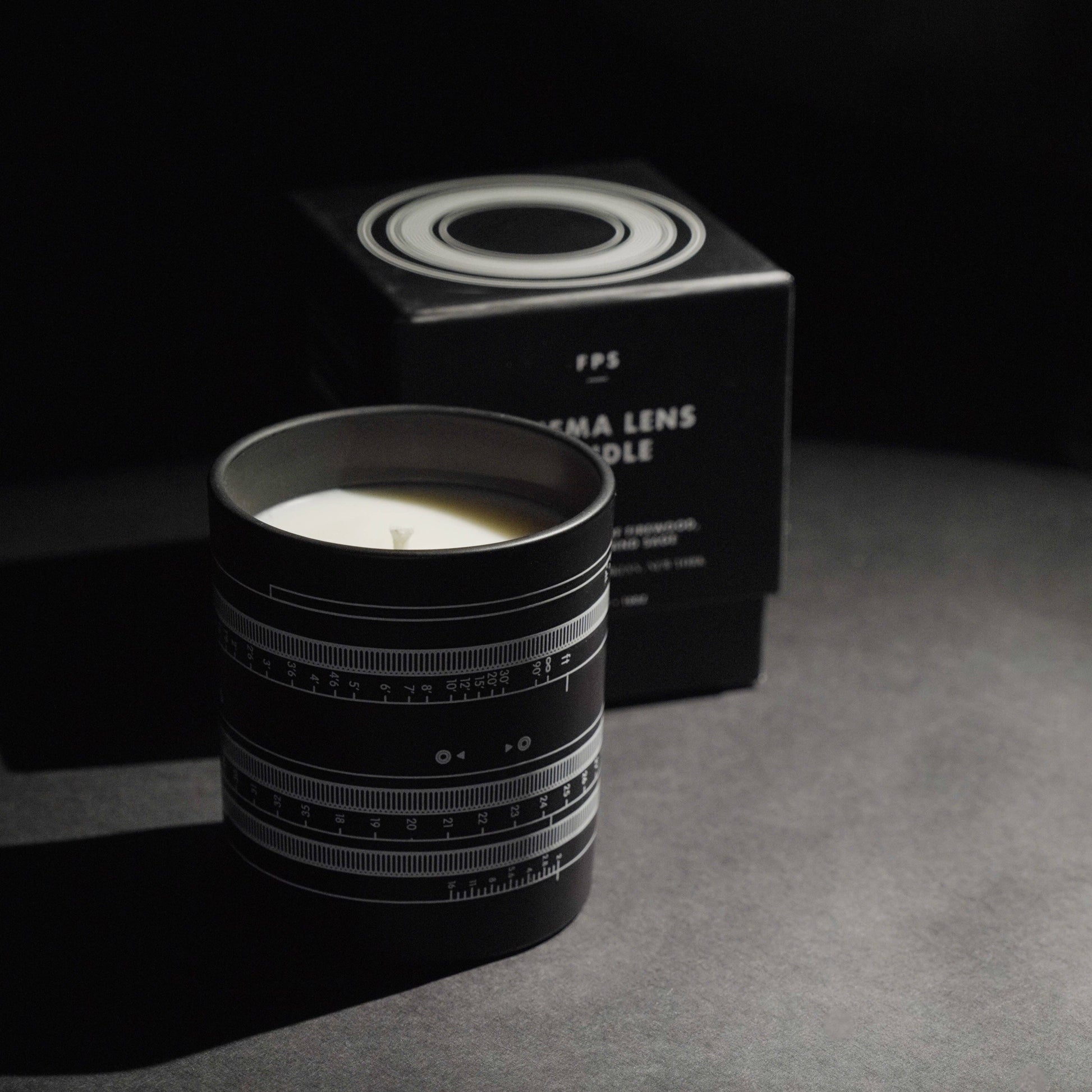 Cinema Movie Lens Candle - 100% Vegan Soy Wax, 10oz - PMA Store at the Portland Museum of Art, Maine