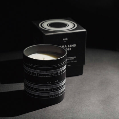 Cinema Movie Lens Candle - 100% Vegan Soy Wax, 10oz - PMA Store at the Portland Museum of Art, Maine