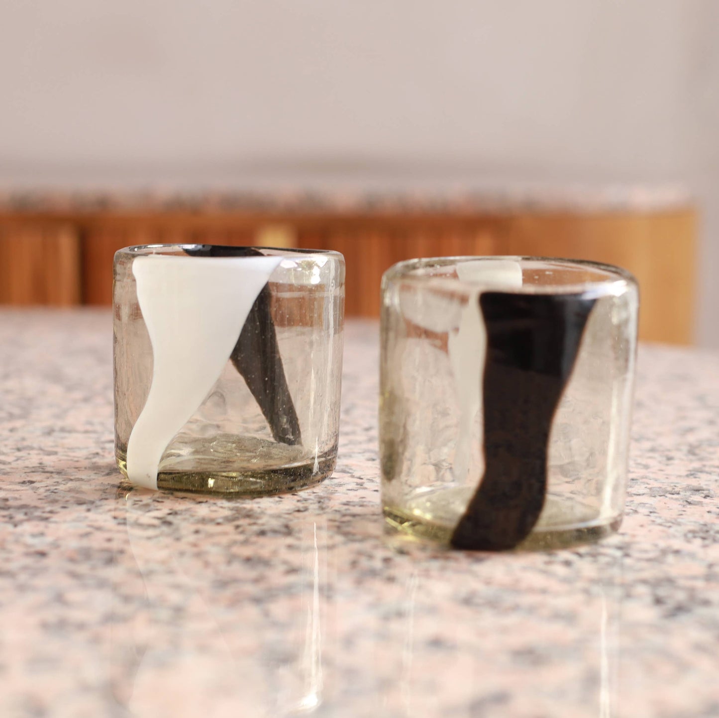 Hand Blown Wine or Cocktail Glass Tumbler - Negra - PMA Store at the Portland Museum of Art, Maine