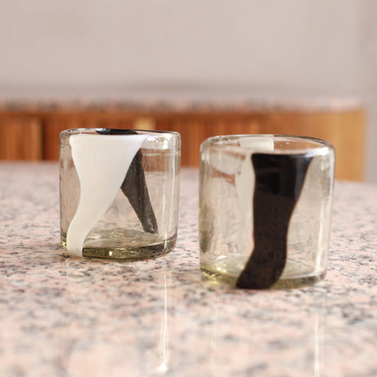 Hand Blown Wine or Cocktail Glass Tumbler - Negra - PMA Store at the Portland Museum of Art, Maine