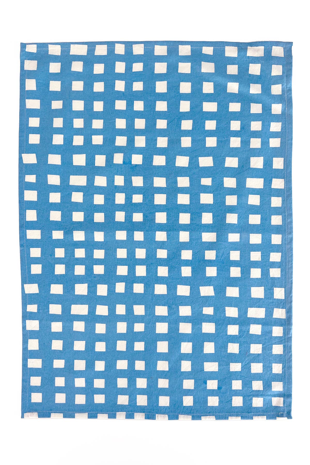 See Design - Tea Towels (Set of 2): Small Totem Aqua/Citron - PMA Store at the Portland Museum of Art, Maine