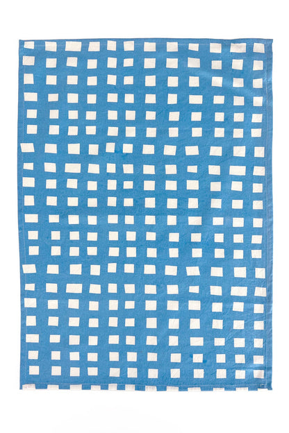 See Design - Tea Towels (Set of 2): Small Totem Aqua/Citron - PMA Store at the Portland Museum of Art, Maine