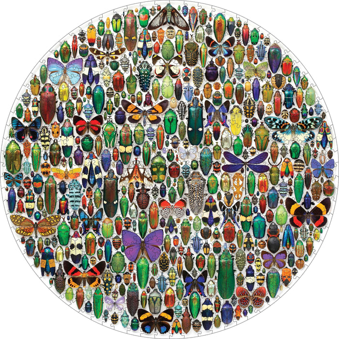Pomegranate - Christopher Marley: Macrocosm 500-Piece Circular Jigsaw Puzzle - PMA Store at the Portland Museum of Art, Maine