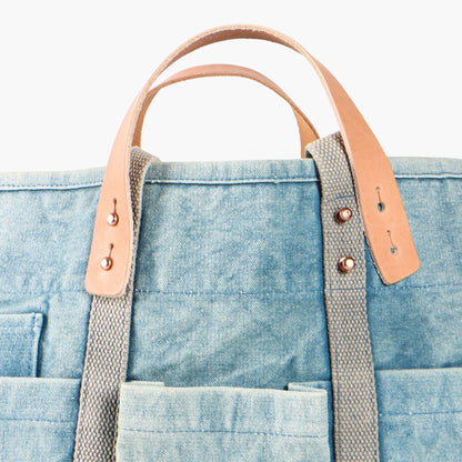 IMMODEST COTTON - Construction Tote | Acid Wash - PMA Store at the Portland Museum of Art, Maine