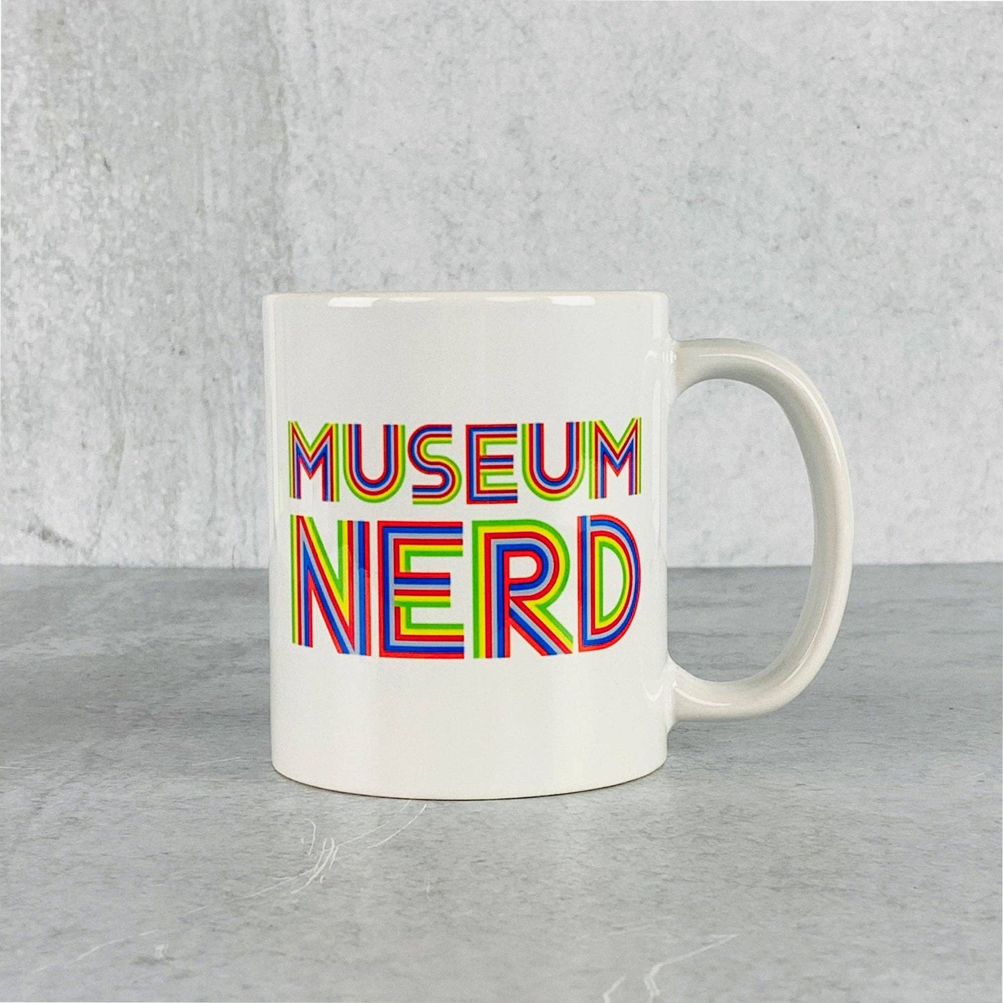 Popcorn Custom Products - Museum Nerd White Mug: Black