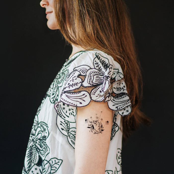 Tattly - Tiny Flower Fest Tattoo Tin - PMA Store at the Portland Museum of Art, Maine