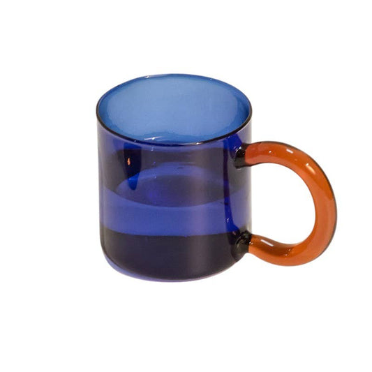 IVORE.GROUP (We cover All Import duty) - Nordic Morandi Color Artistic Glass Mug: Blue - PMA Store at the Portland Museum of Art, Maine