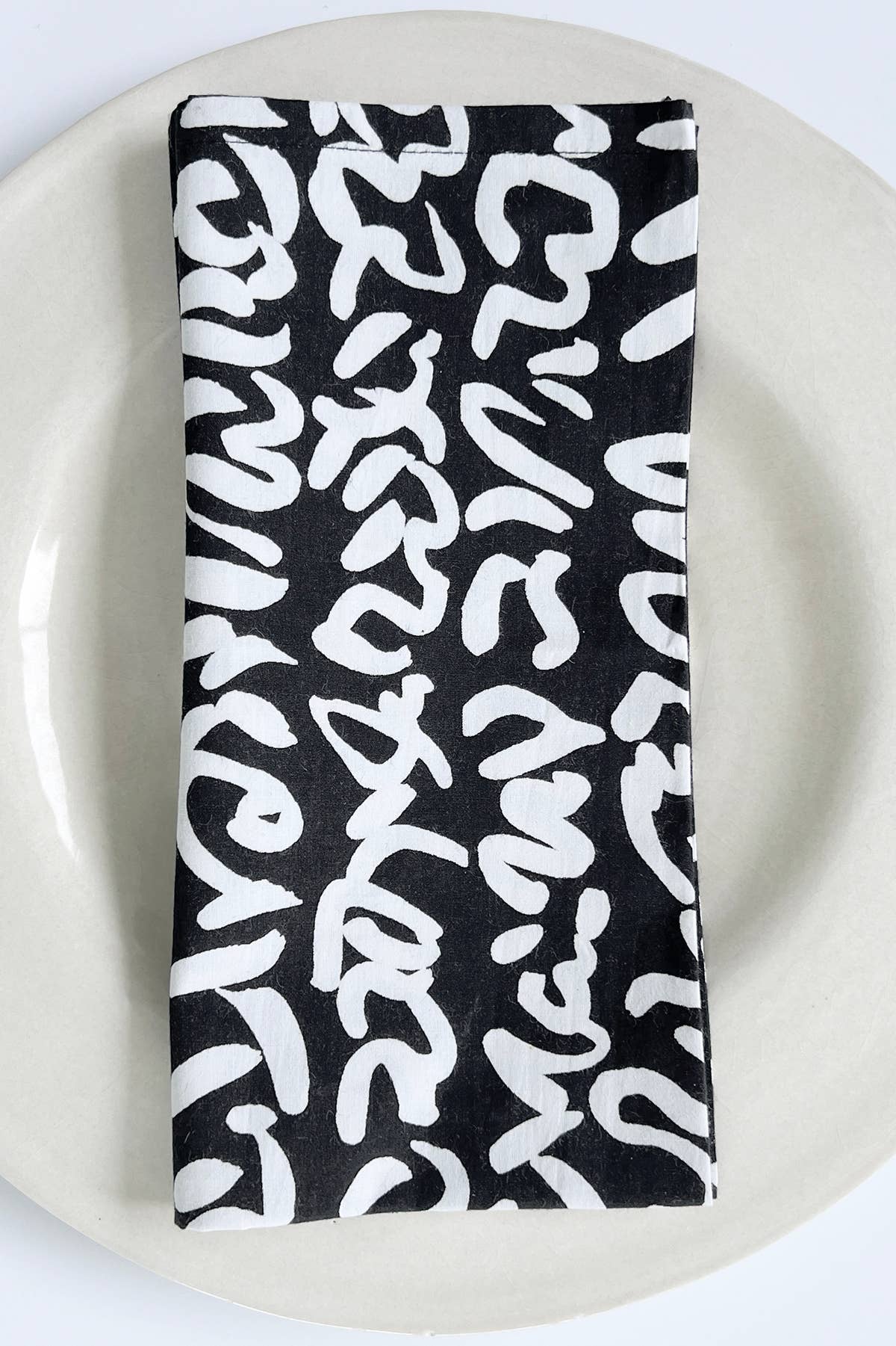 Napkins (Set of 4): Grasses Moss/Hunter - PMA Store at the Portland Museum of Art, Maine