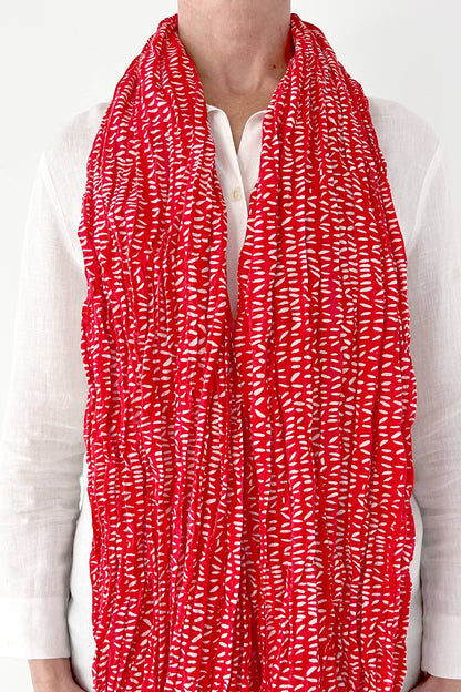 See Design - Cotton Scarf: Stitch Coal