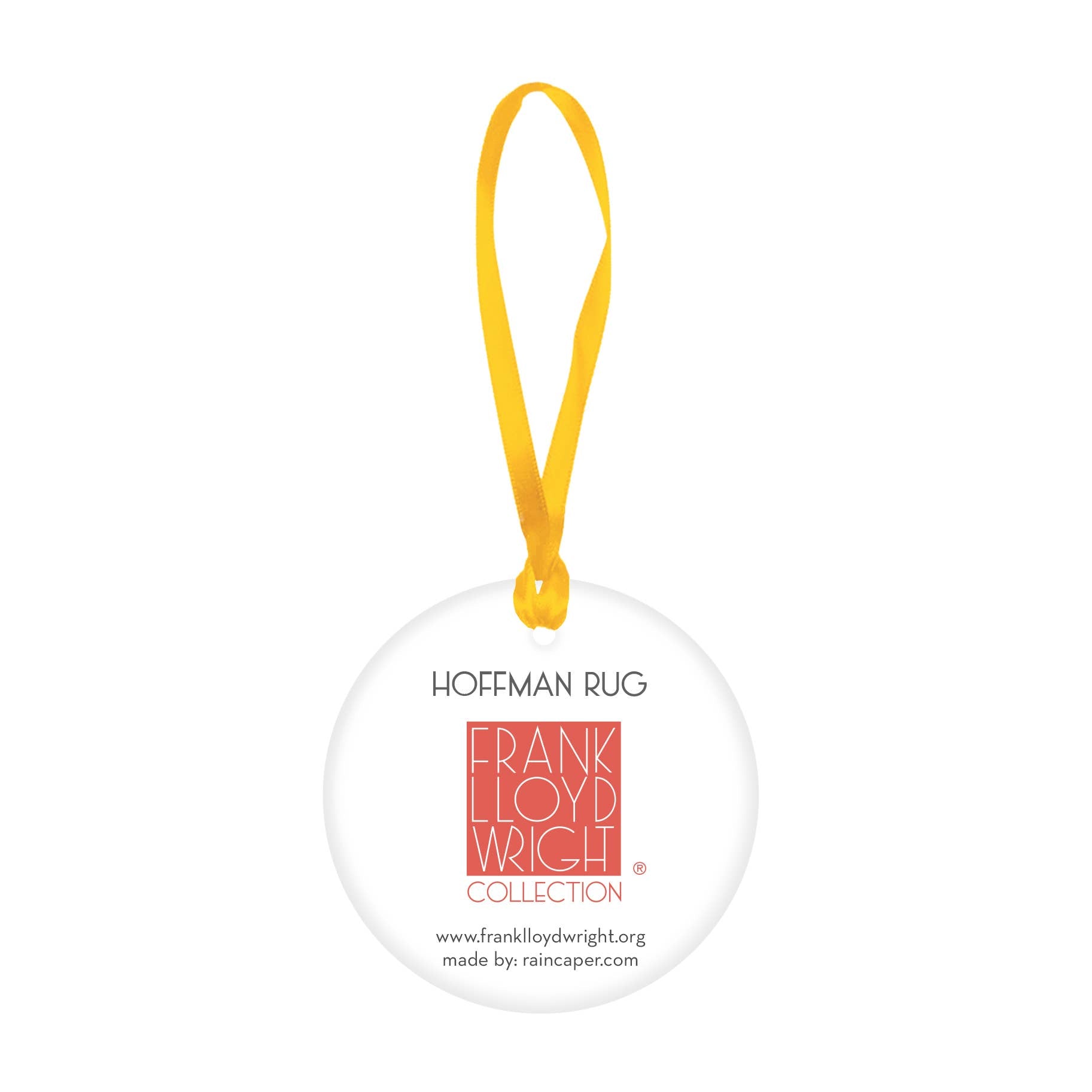 Frank Lloyd Wright Hoffman Rug Keepsake Ornament - PMA Store at the Portland Museum of Art, Maine
