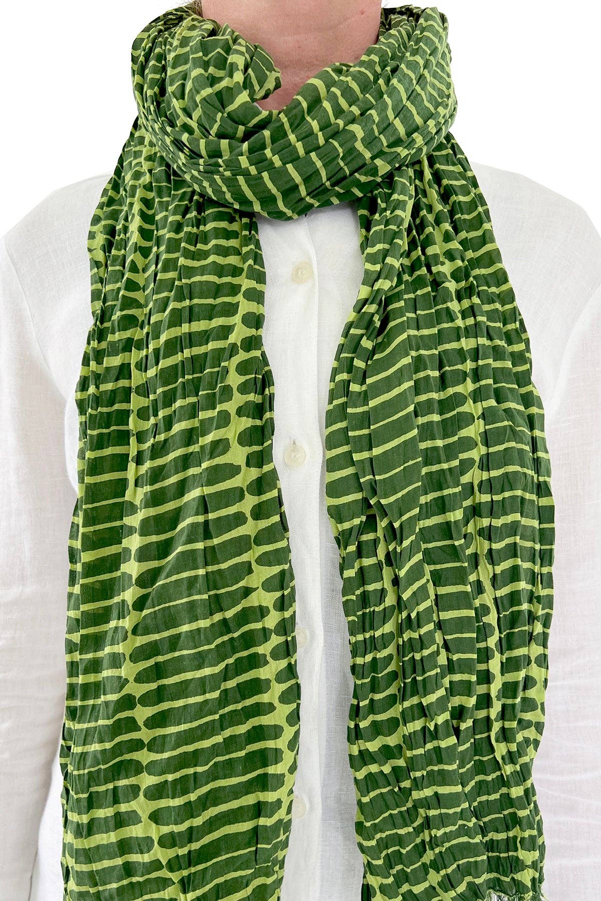 See Design - Cotton Scarf: Sonnet Pink/Orange