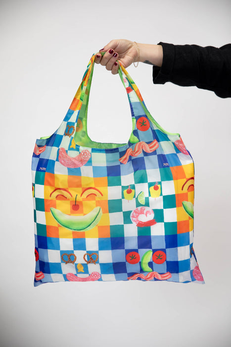 Yellow Owl Workshop - Picnic Art Sack by Kristina Micotti - Reusable Tote Bag