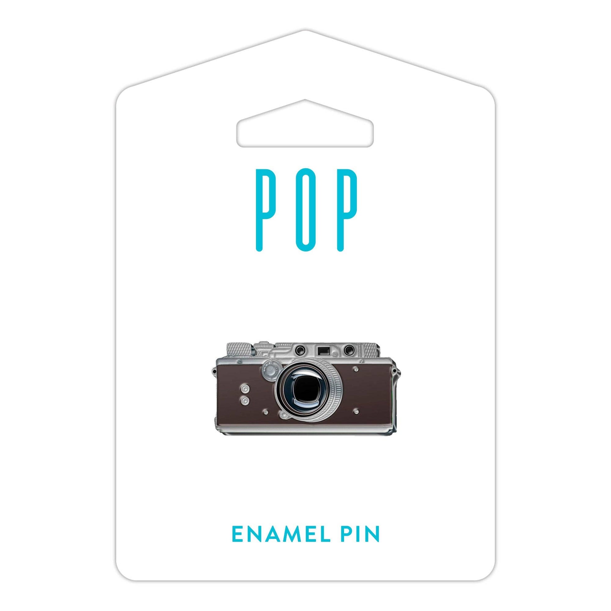 Rangefinder Camera Enamel Pin - PMA Store at the Portland Museum of Art, Maine