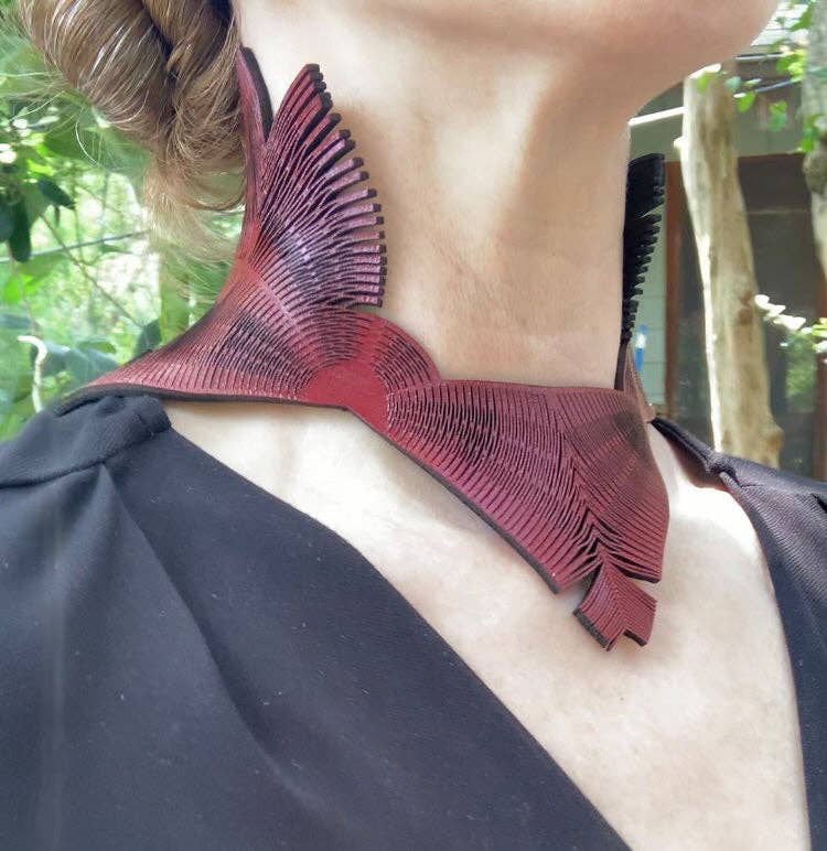 Oropopo - High Interference Collar: Gold - PMA Store at the Portland Museum of Art, Maine