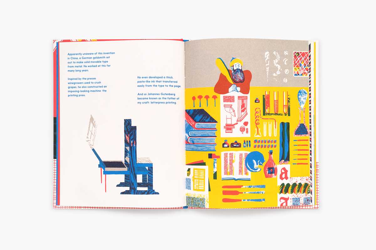 Simon & Schuster - Meet the Typographer by Gaby Bazin: Hardcover; 40 pages / English - PMA Store at the Portland Museum of Art, Maine