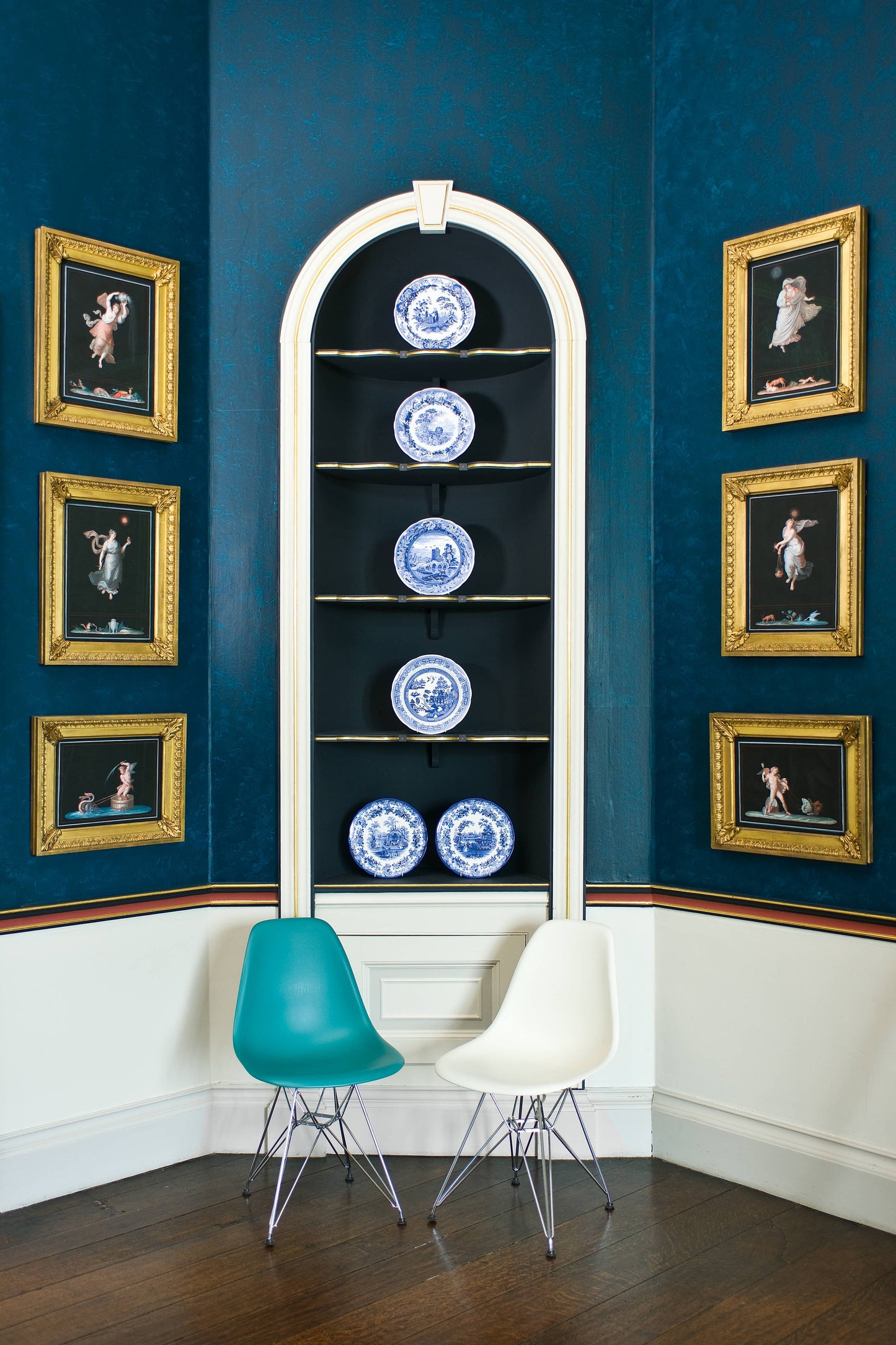 Blue Room Traditions Plates 10.5" S/6 - PMA Store at the Portland Museum of Art, Maine
