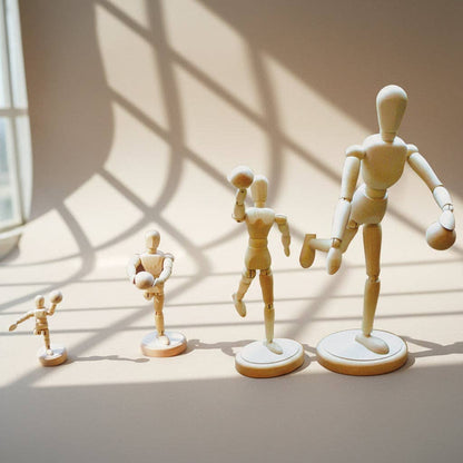 Nobel Arts - Mannequin With Magnet Ball And Stand: 8" / Male