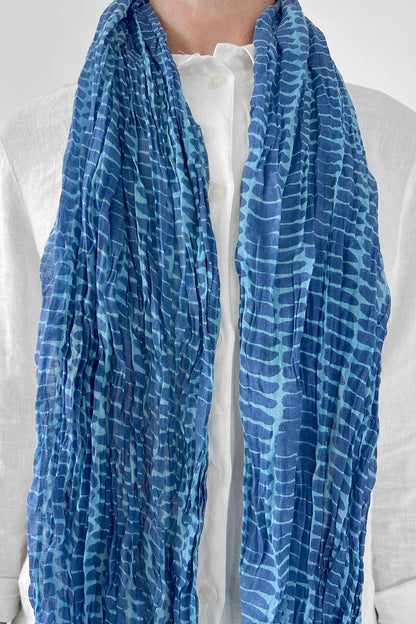See Design - Cotton Scarf: Notes Yellow/Pink - PMA Store at the Portland Museum of Art, Maine