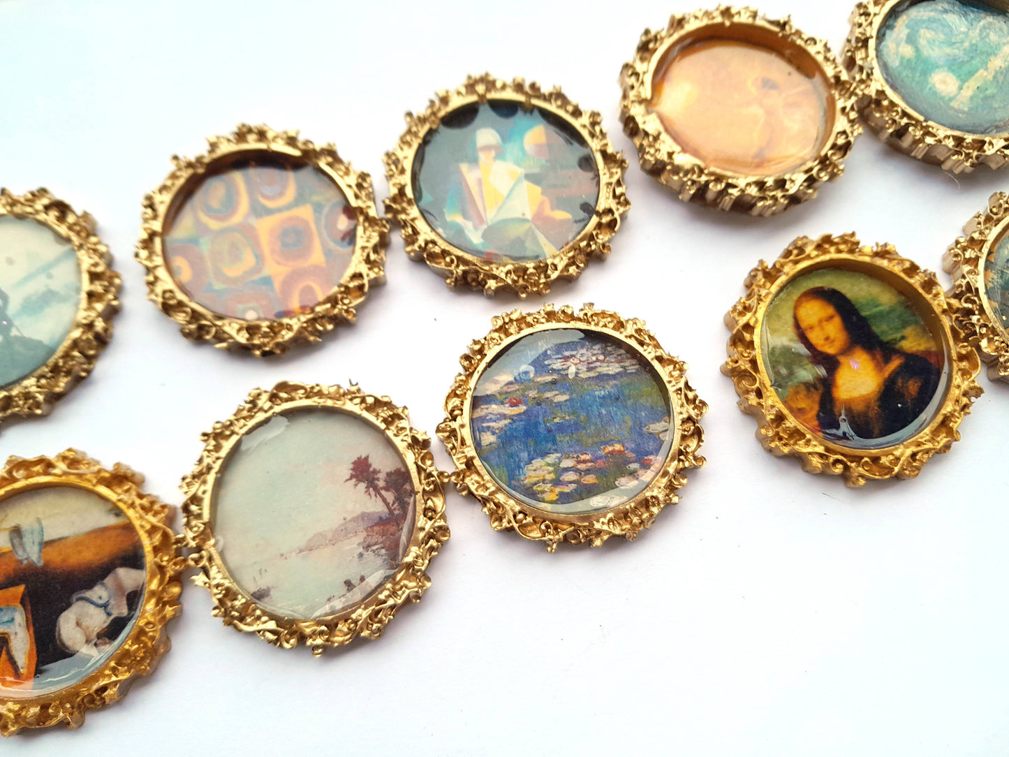 SUPERAWWWSOME - Miniature Artwork Mini Dollhouse Painting fancy frame Magnet - PMA Store at the Portland Museum of Art, Maine