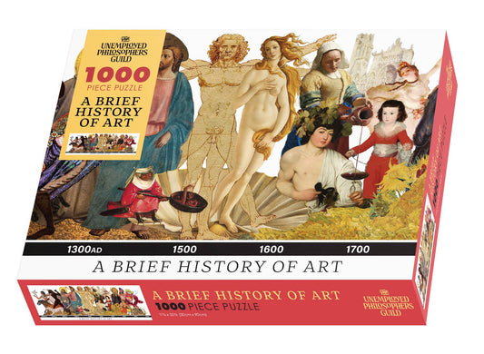 Unemployed Philosophers Guild - Brief History of Art Puzzle - PMA Store at the Portland Museum of Art, Maine