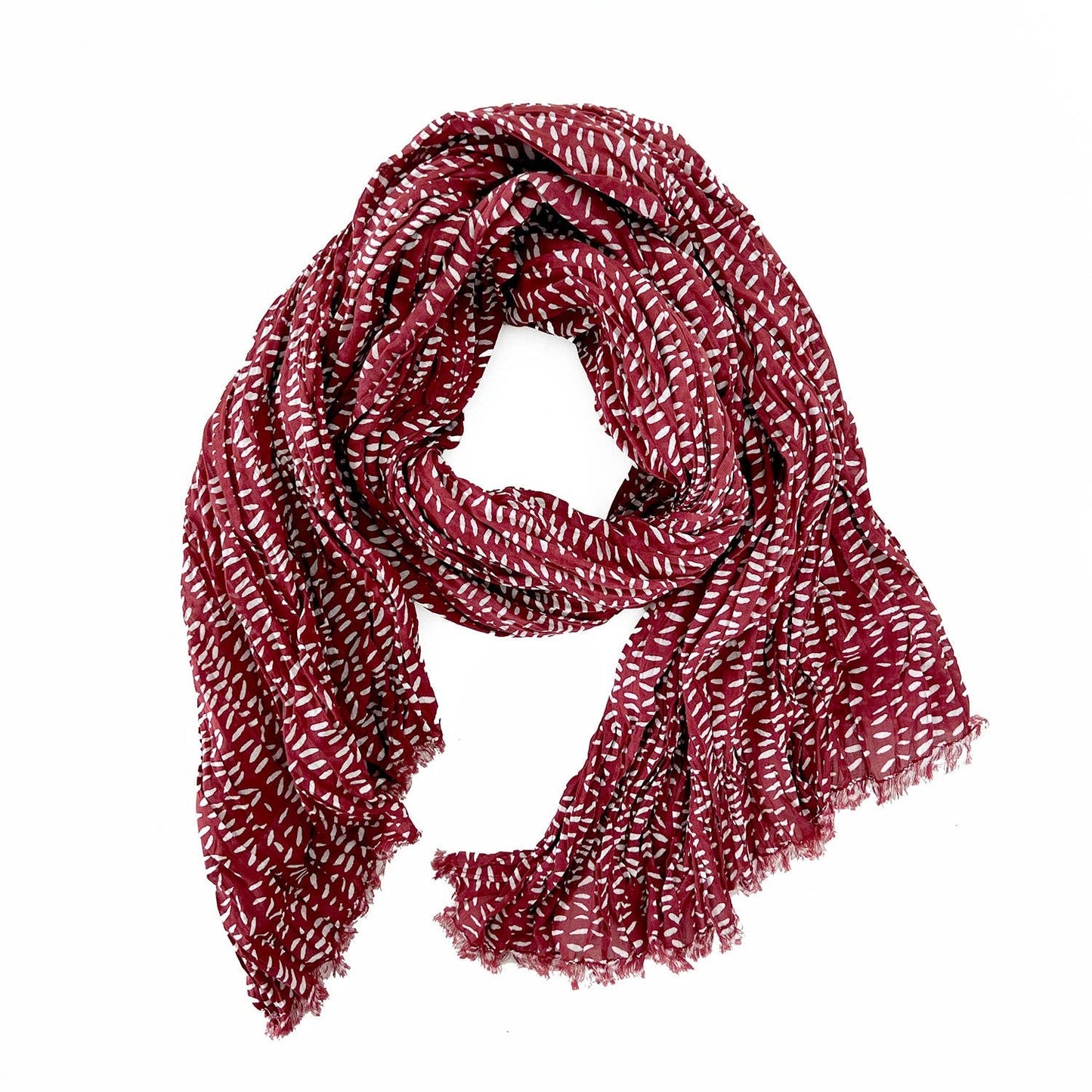 See Design - Cotton Scarf: Stitch Coal