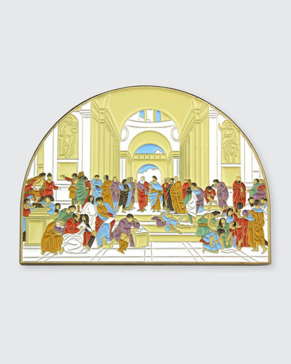 Pin Museum - The School of Athens • Enamel Pin