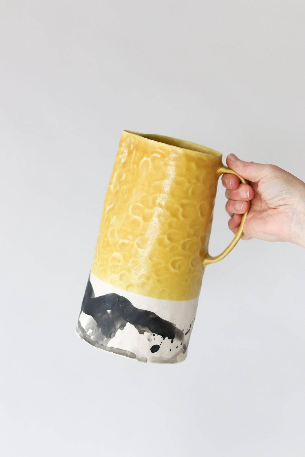 Elizabeth Benotti Ceramics - Splatter Pitcher: Daybreak - PMA Store at the Portland Museum of Art, Maine