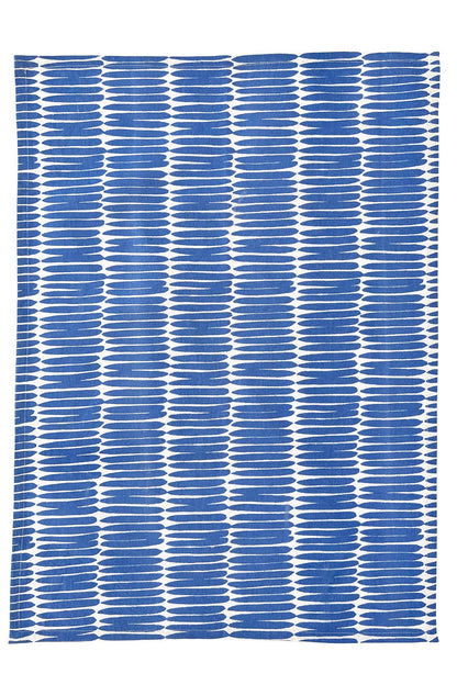 See Design - Tea Towels (Set of 2): Small Totem Aqua/Citron - PMA Store at the Portland Museum of Art, Maine