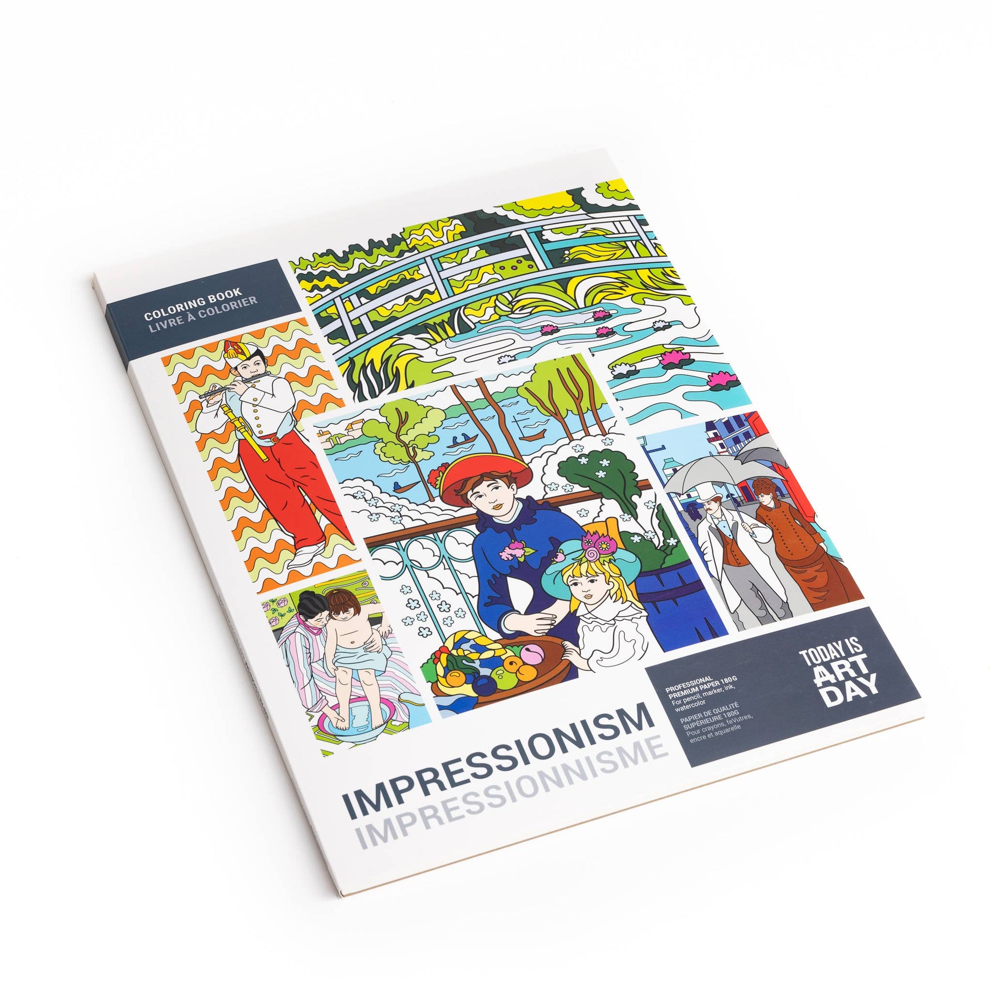 Today is Art Day - Coloring Book - Impressionism - PMA Store at the Portland Museum of Art, Maine