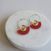 NEW Blok Earrings - Color: Yellow and Purple - PMA Store at the Portland Museum of Art, Maine