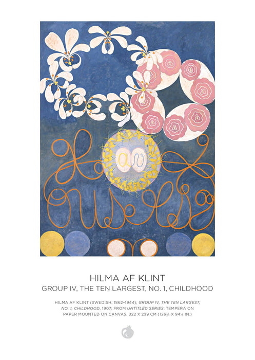 Pomegranate - Hilma af Klint 120-Piece Double-Sided Jigsaw Puzzle Set - PMA Store at the Portland Museum of Art, Maine