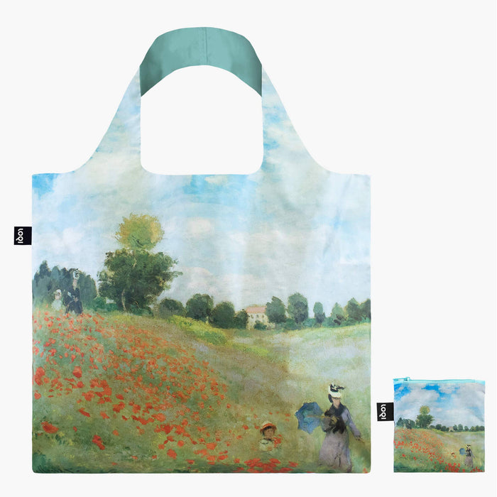 LOQI LLC - CLAUDE MONET Wild Poppies Recycled Bag