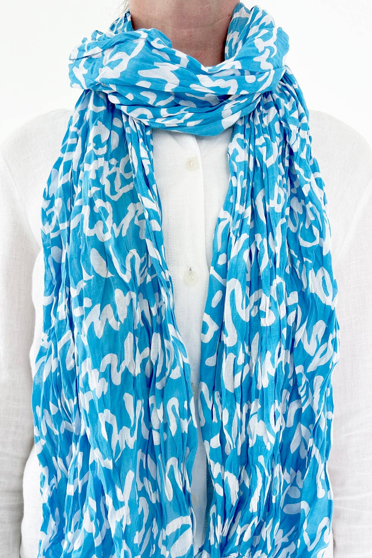 See Design - Cotton Scarf: Stitch Coal
