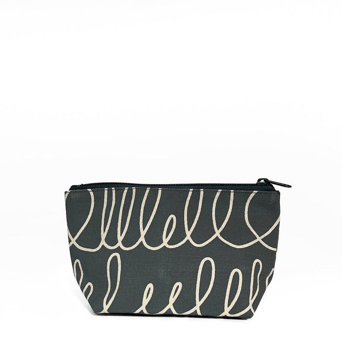 See Design - Travel Pouch Small: New Basket Black