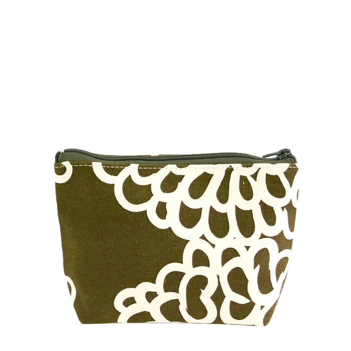 See Design - Travel Pouch Small: Big Smudge Dot Green/Aqua